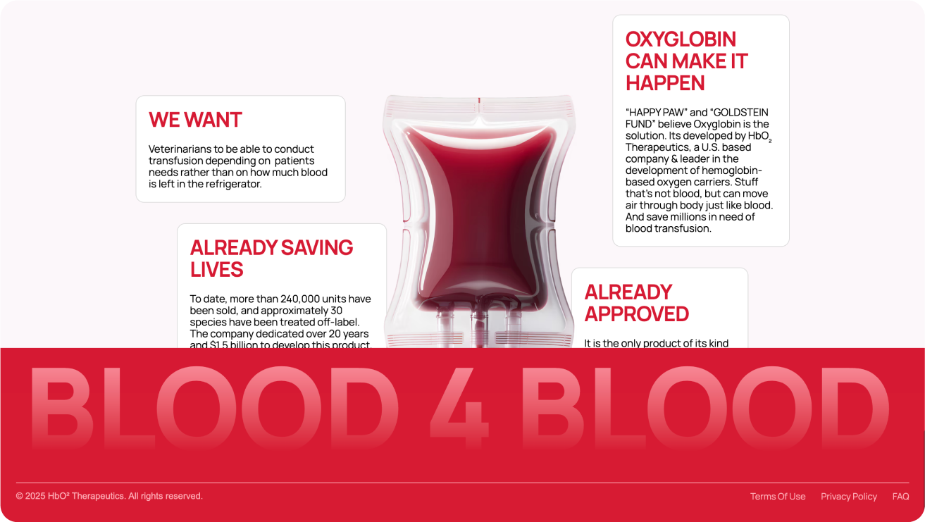 Blood is not an option 