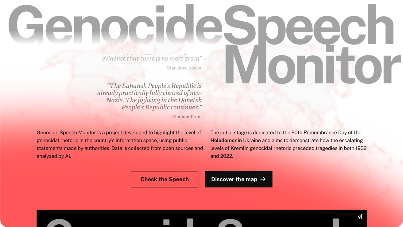 Genocide Speech monitor